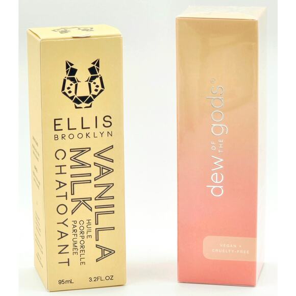 Dew Of The Gods Glowasis Lotion Pumpkin Sugar Cookie/Ellis Brooklyn Vanilla Milk - Picture 6 of 6